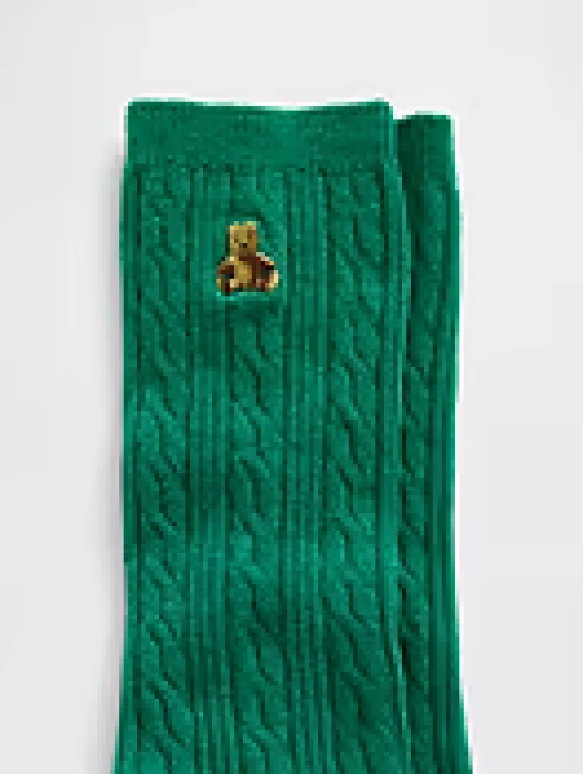 Brannan Bear Cable-Knit Crew Socks