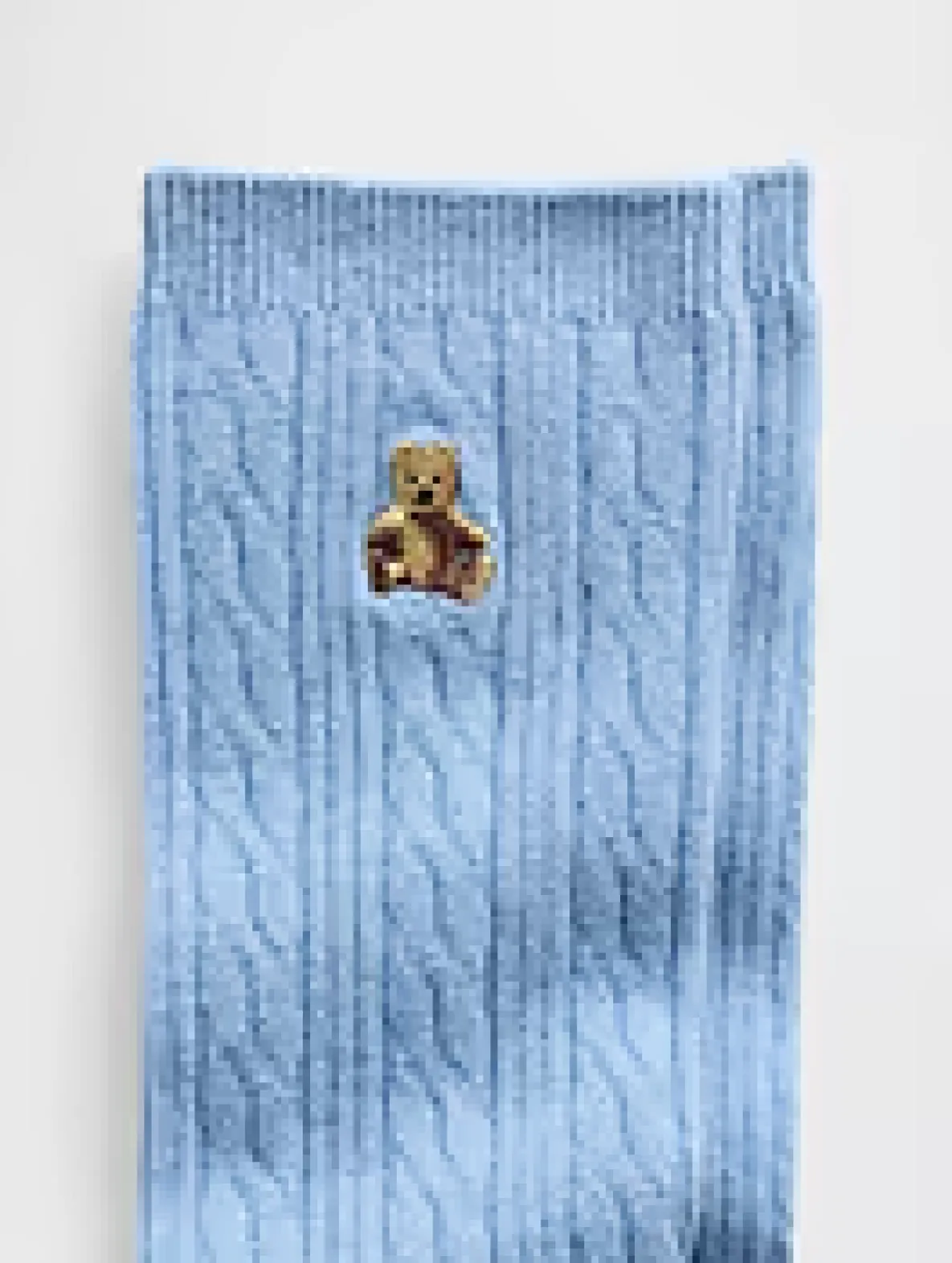Brannan Bear Cable-Knit Crew Socks