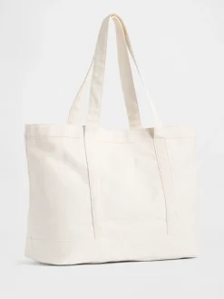 Brannan Bear Logo Denim Tote Bag