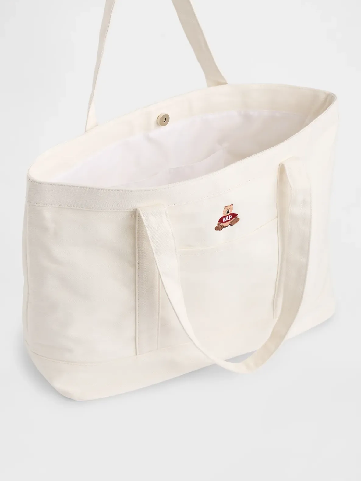 Brannan Bear Logo Denim Tote Bag