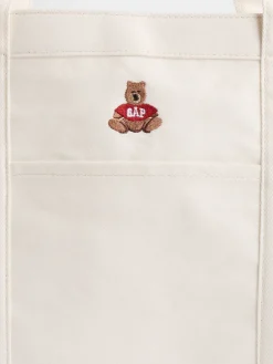 Brannan Bear Logo Denim Tote Bag