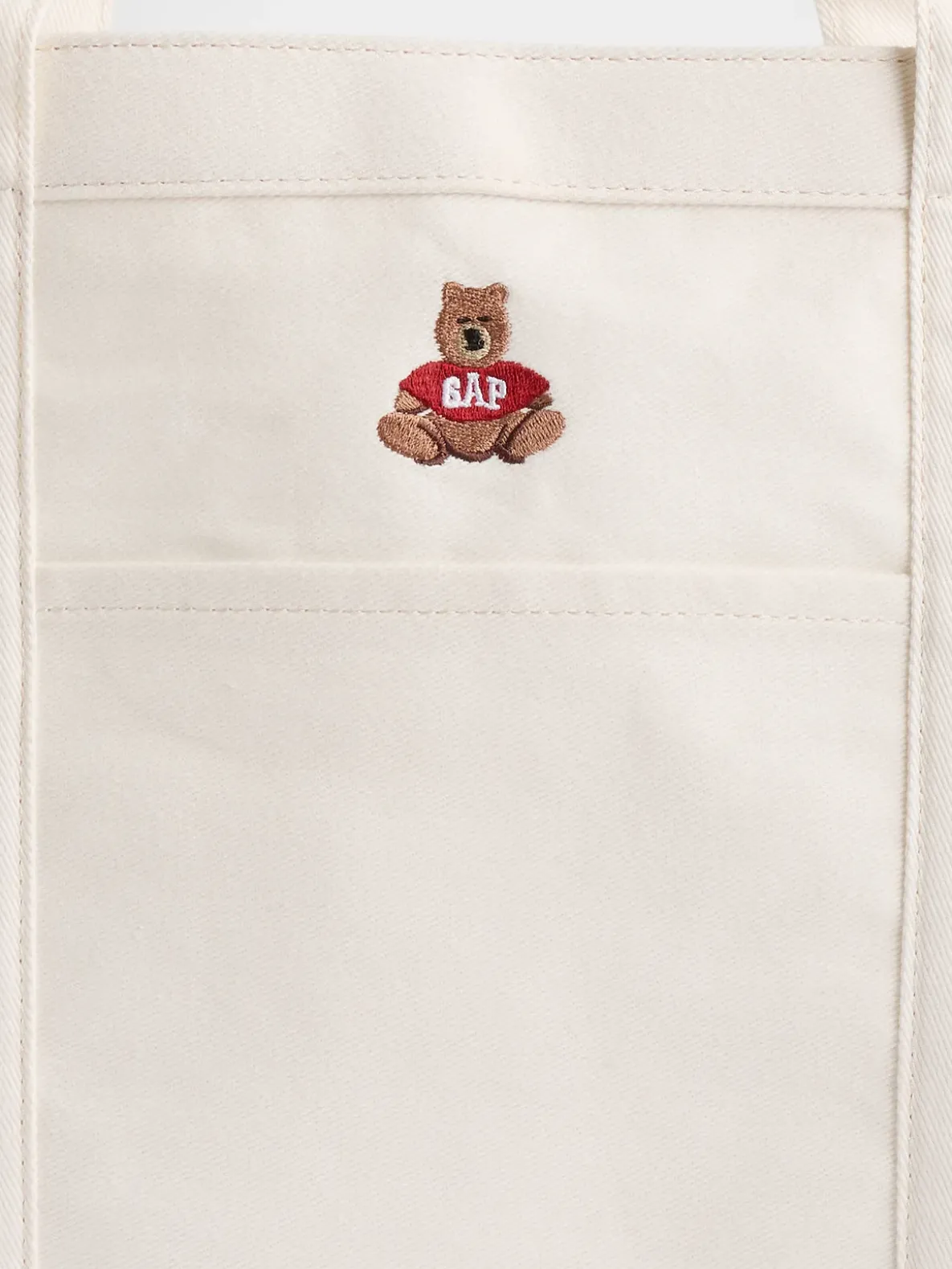 Brannan Bear Logo Denim Tote Bag