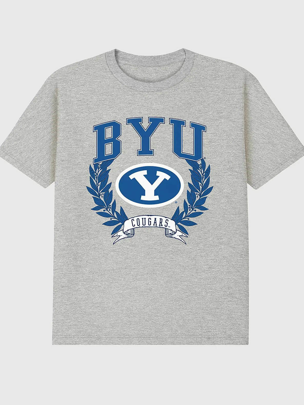 Brigham Young University Laurels Dark Graphic T-Shirt