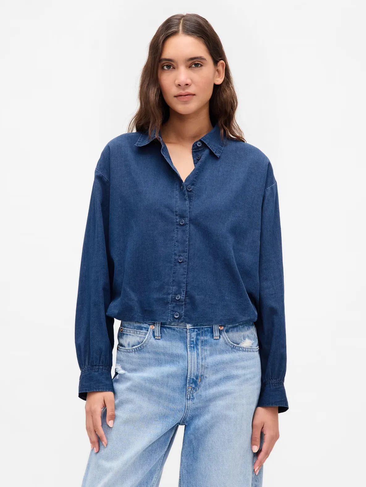 Bubble Hem Shirt