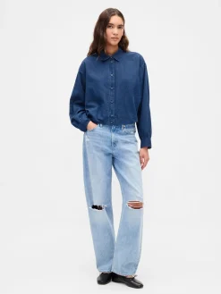 Bubble Hem Shirt