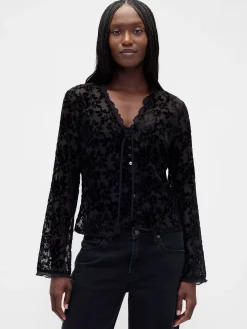 Burnout Velvet Shirt