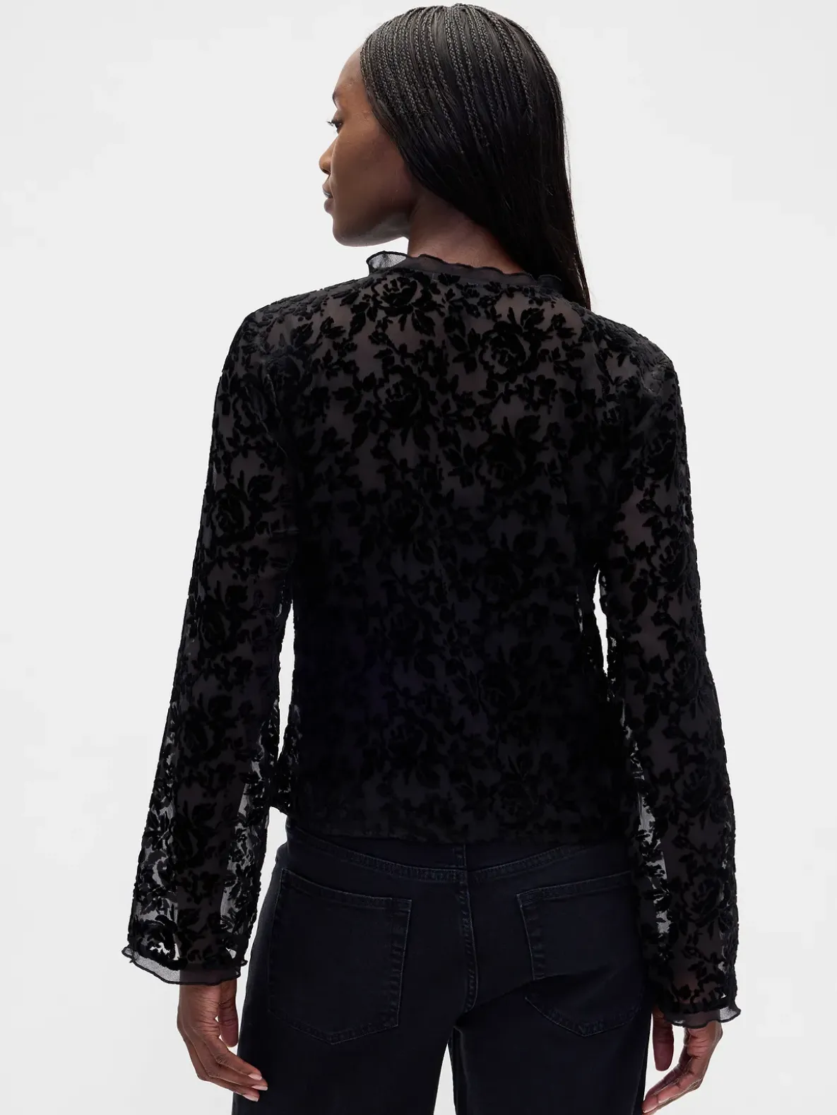 Burnout Velvet Shirt