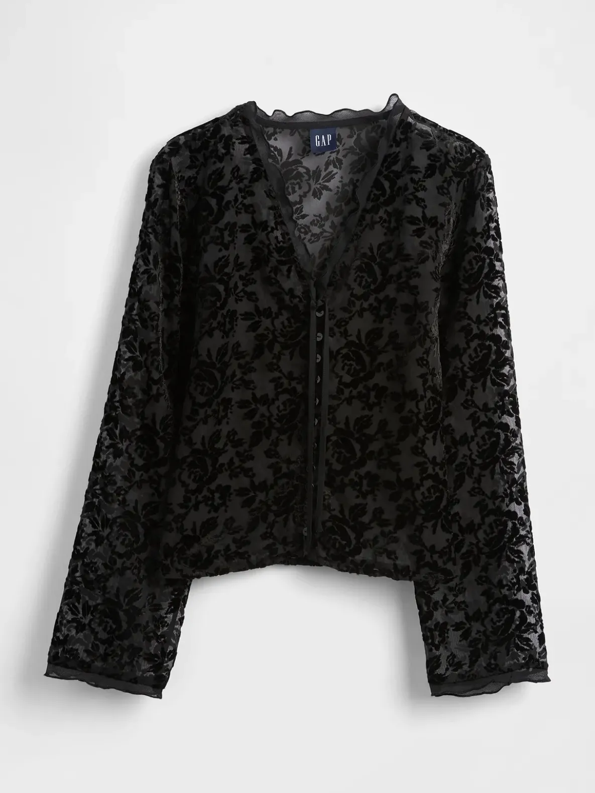 Burnout Velvet Shirt
