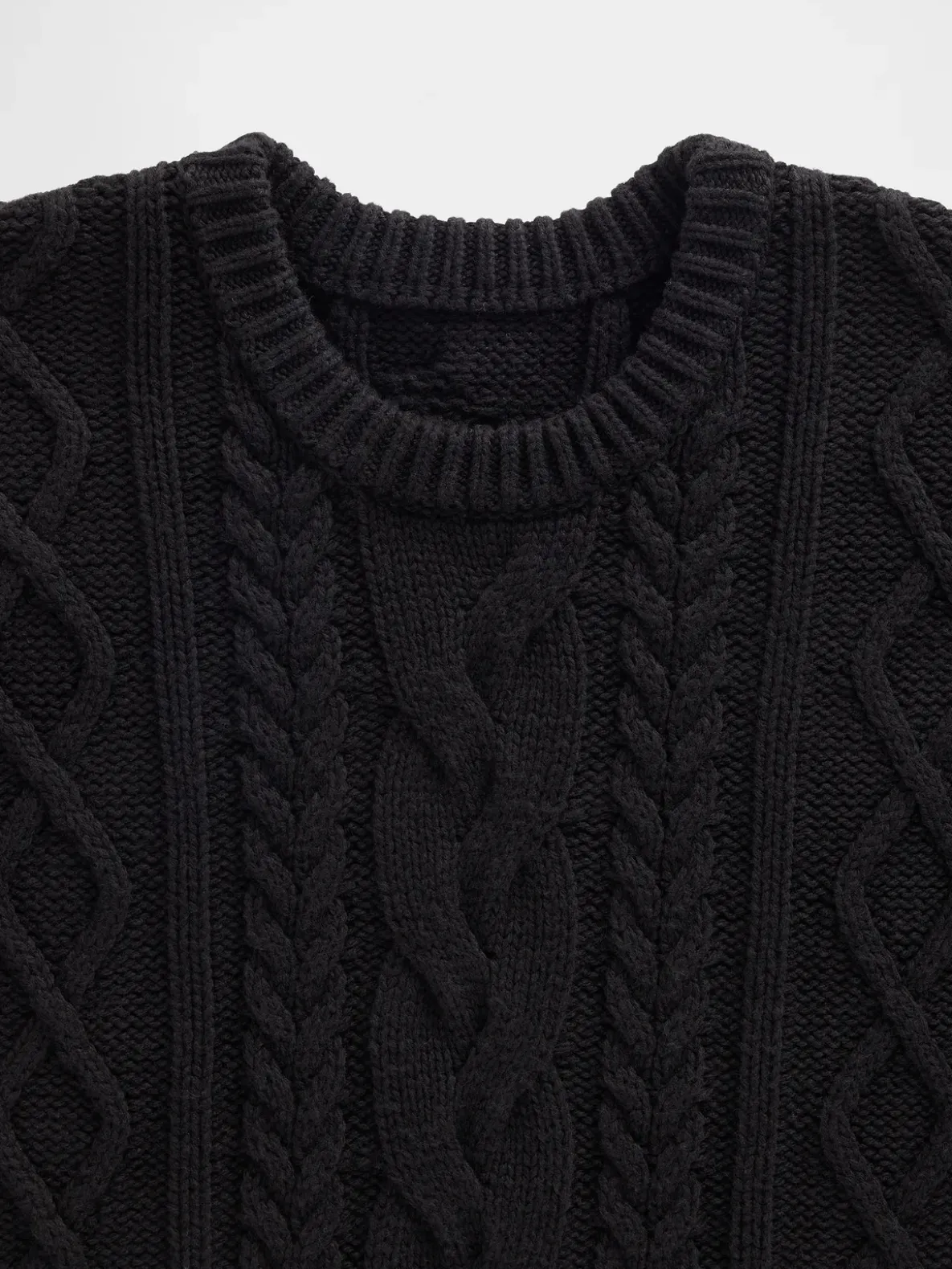 Cable-Knit Mini Sweater Dress