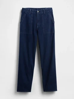 Canvas Baggy Trouser Jeans