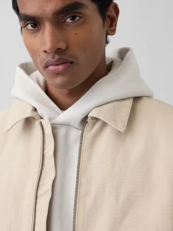 Canvas Bomber Jacket