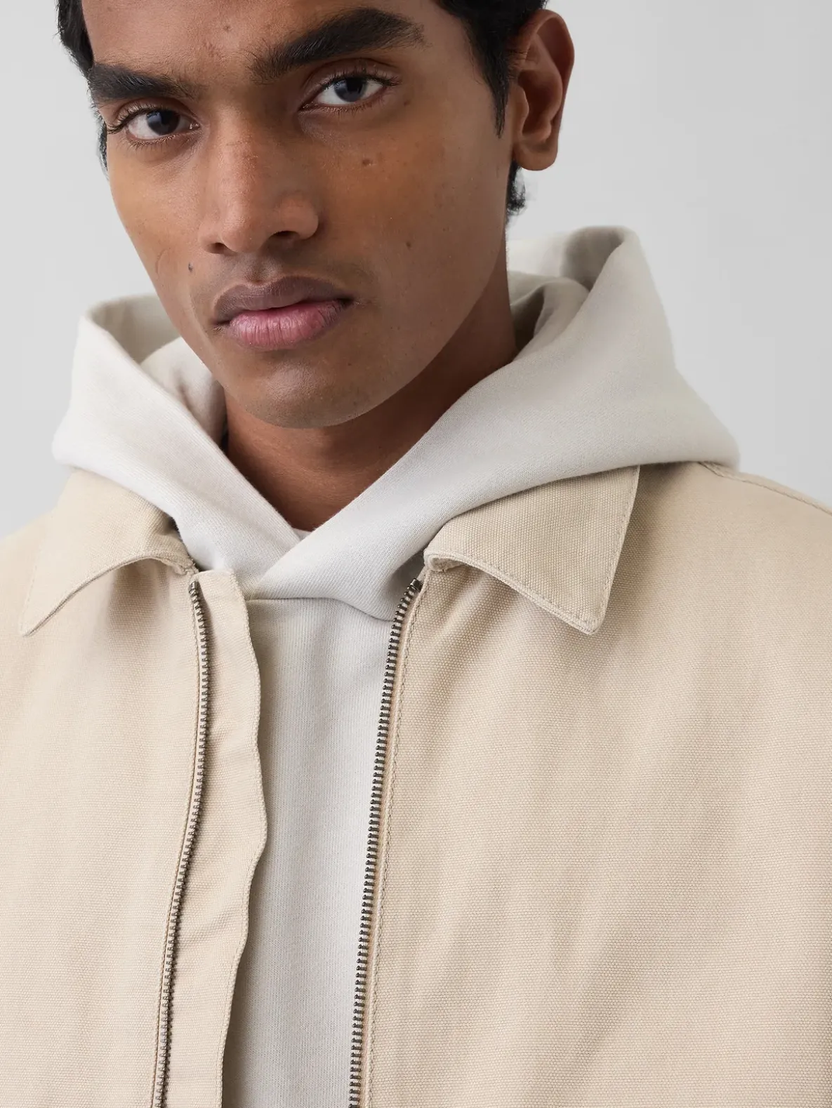 Canvas Bomber Jacket