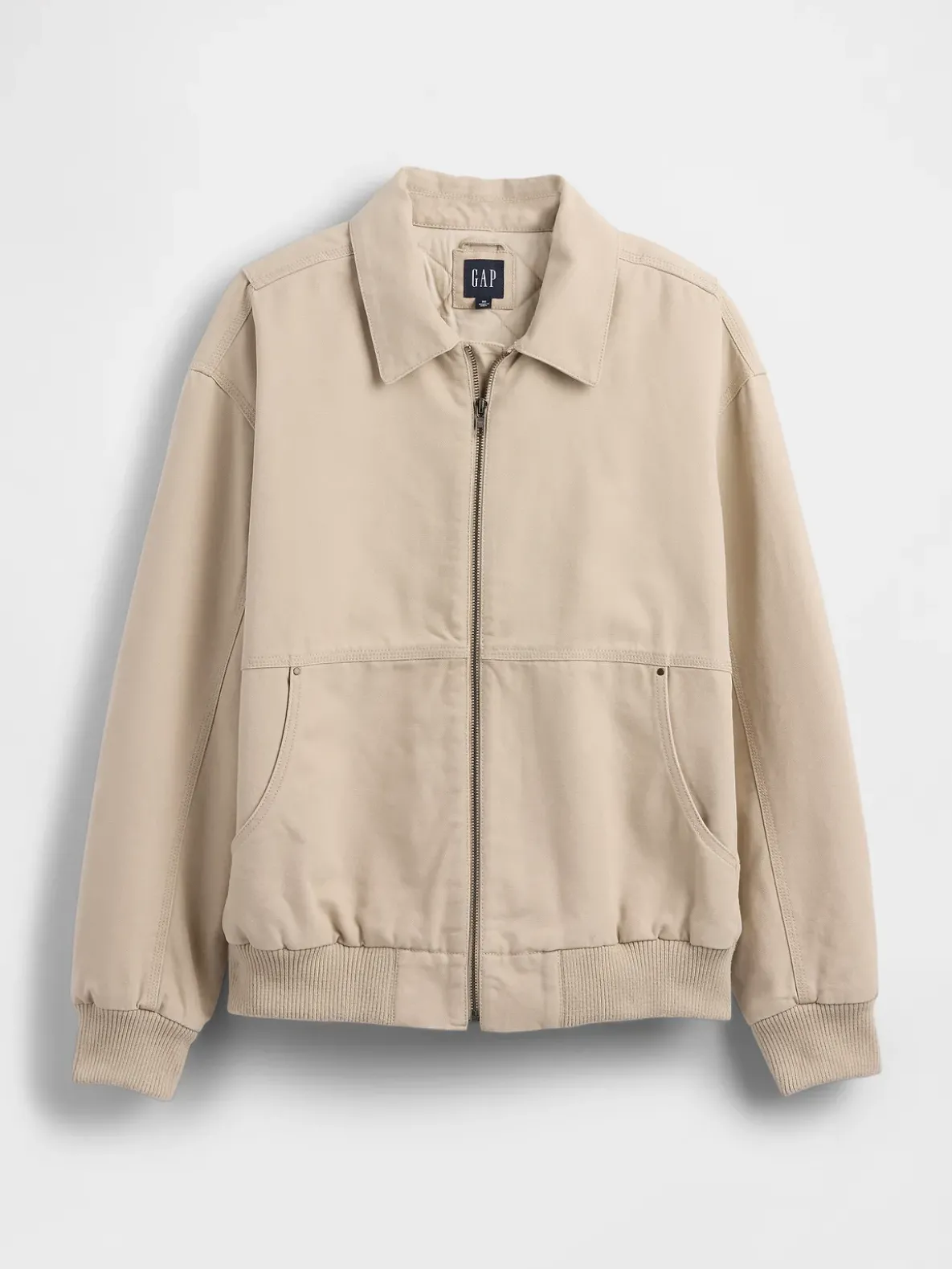 Canvas Bomber Jacket