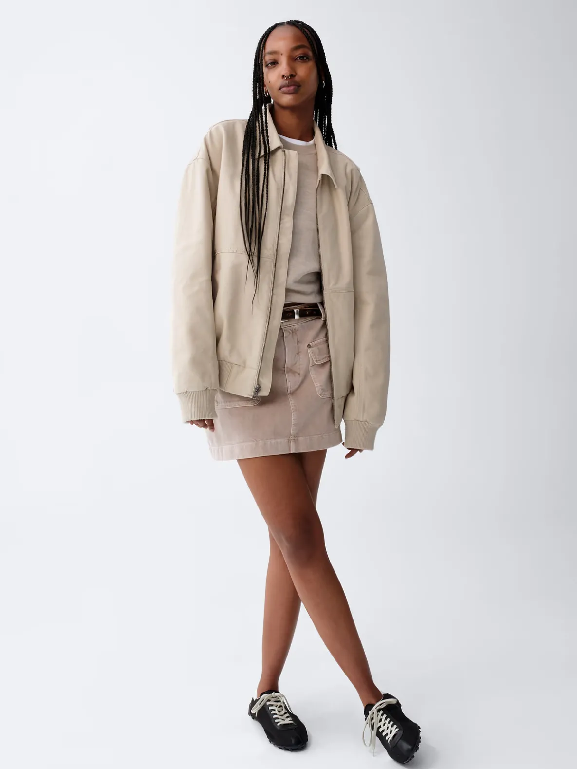 Canvas Bomber Jacket