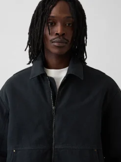 Canvas Bomber Jacket