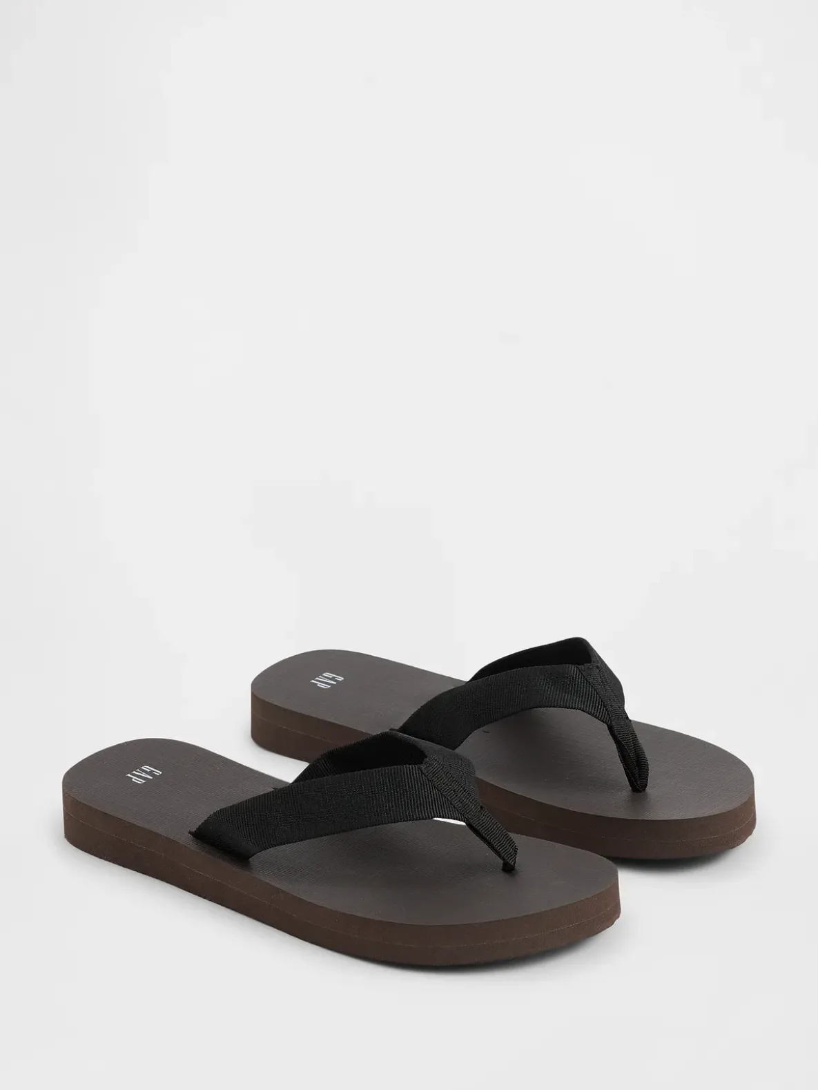 Canvas Platform Flip Flops