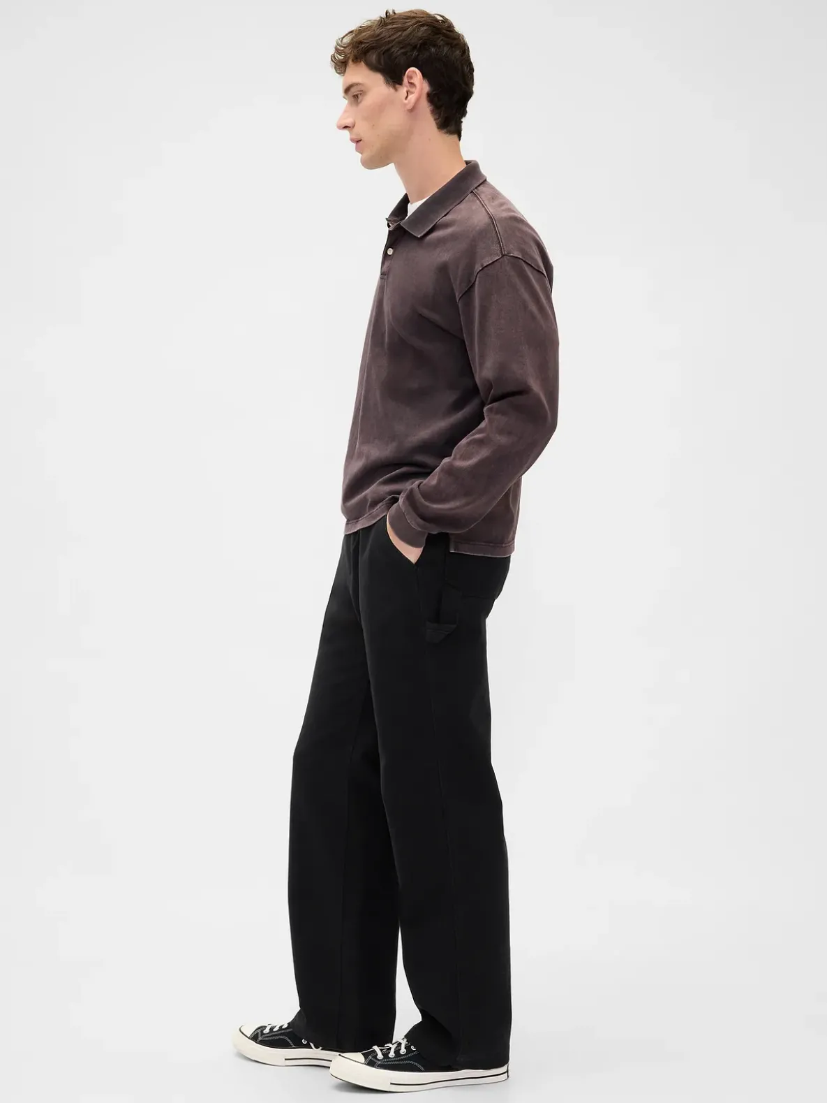 Canvas '90s Loose Carpenter Pants