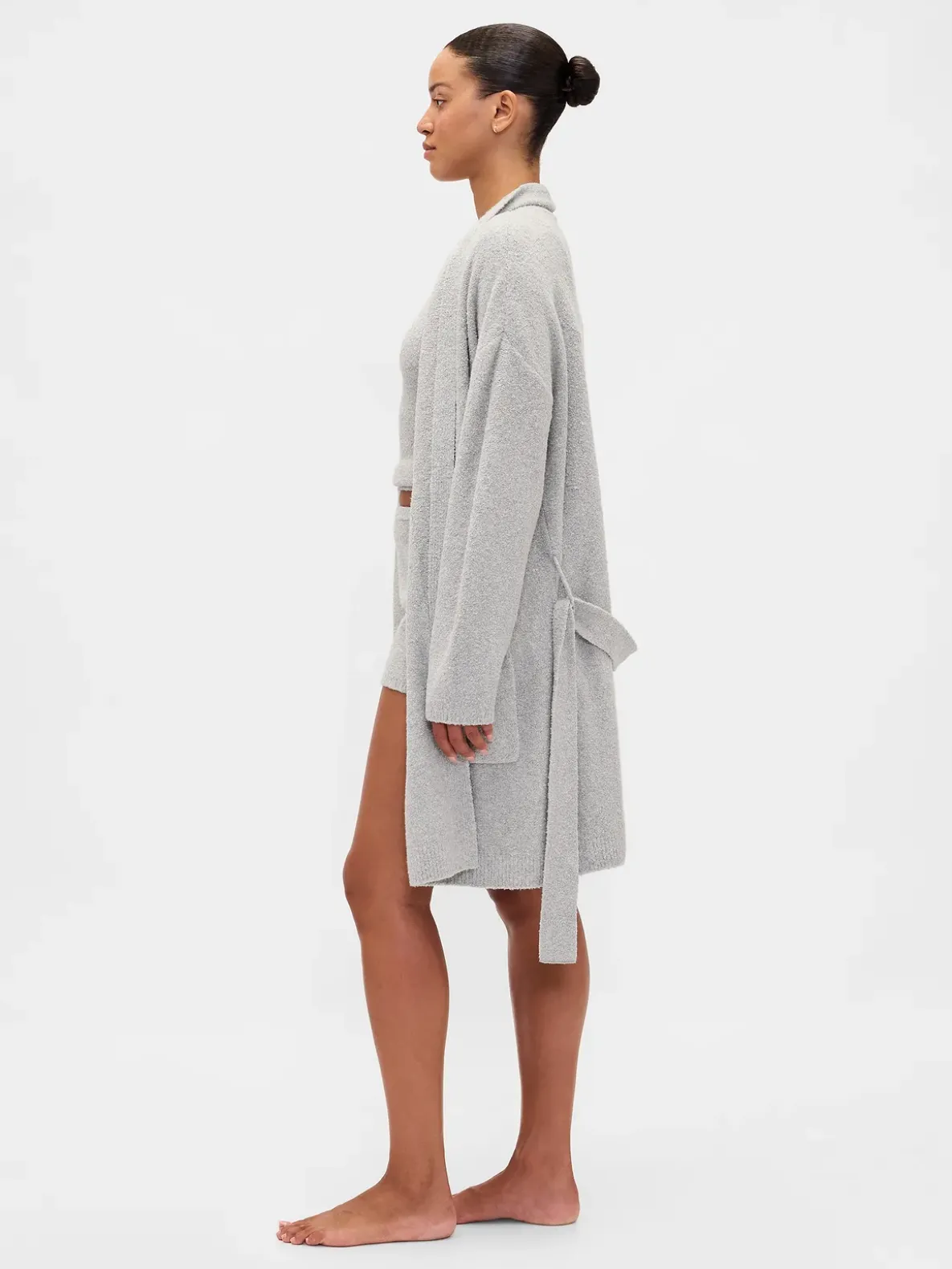 CashSoft Boucle Relaxed Robe