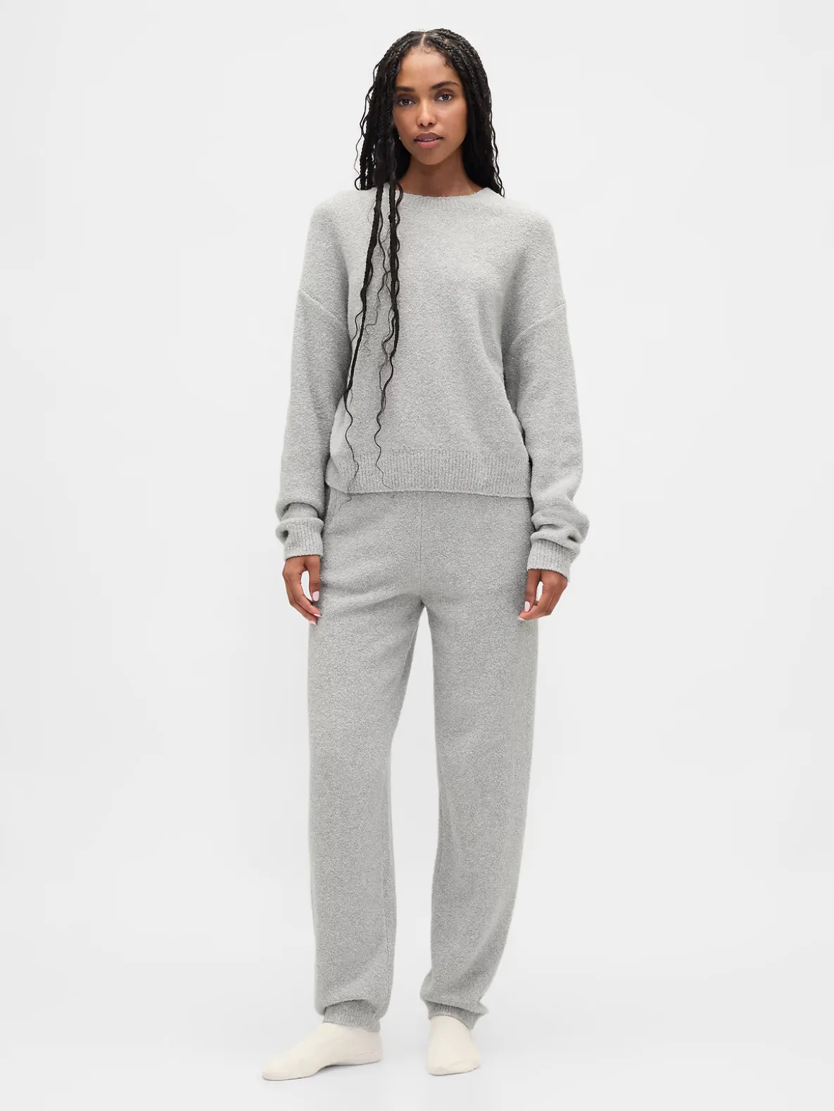 CashSoft Boucle Sweater Joggers