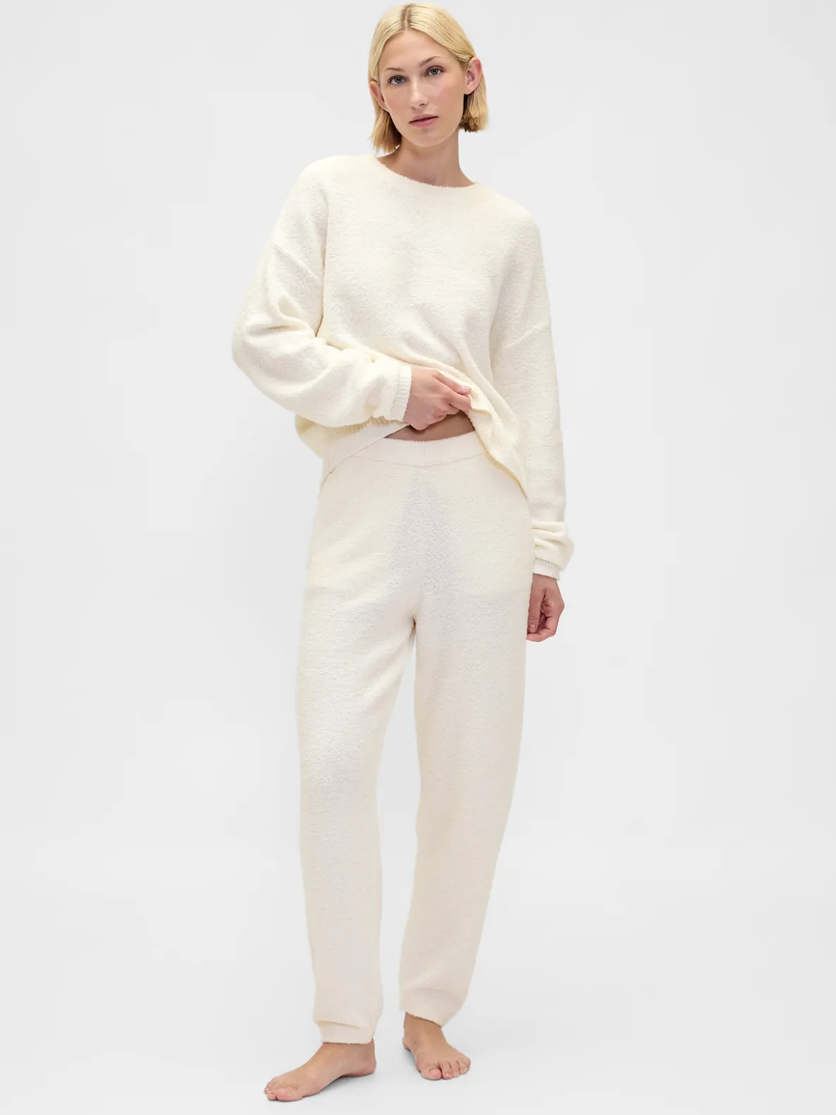 CashSoft Boucle Sweater Joggers