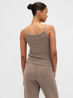 CashSoft Boucle Sweater Tank Top