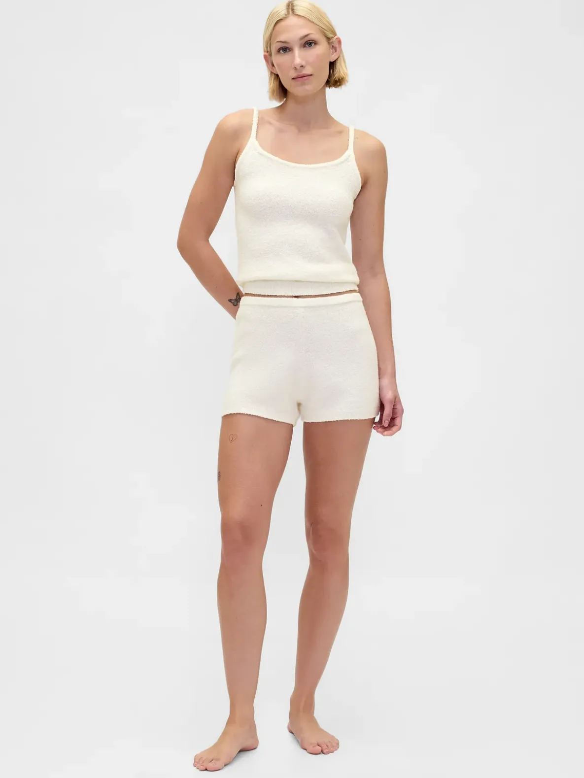 CashSoft Boucle Sweater Tank Top
