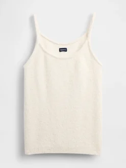CashSoft Boucle Sweater Tank Top