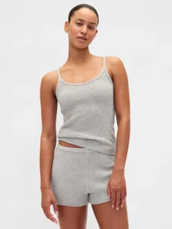 CashSoft Boucle Sweater Tank Top