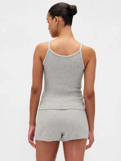 CashSoft Boucle Sweater Tank Top