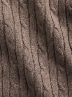 CashSoft Cable-Knit Boot Sweater Pants