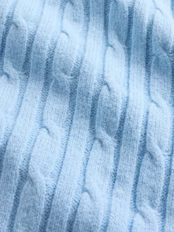 CashSoft Cable-Knit Sweater Pants