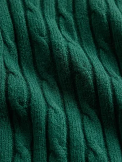 CashSoft Cable-Knit Sweater Pants