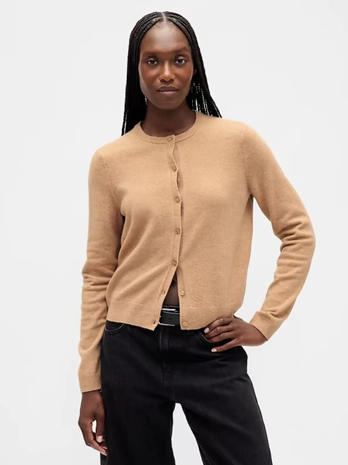 CashSoft Crop Cardigan