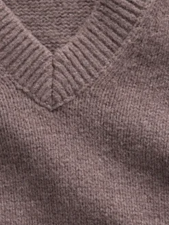 CashSoft Oversized V-Neck Sweater