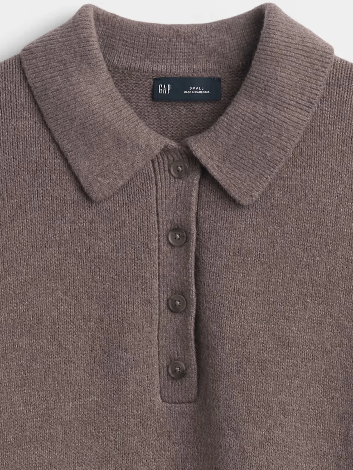 CashSoft Relaxed Polo Sweater