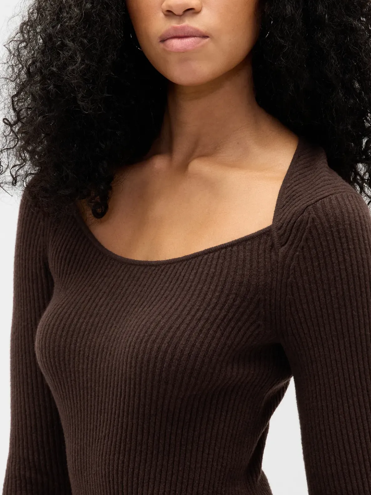 CashSoft Rib Midi Sweater Dress