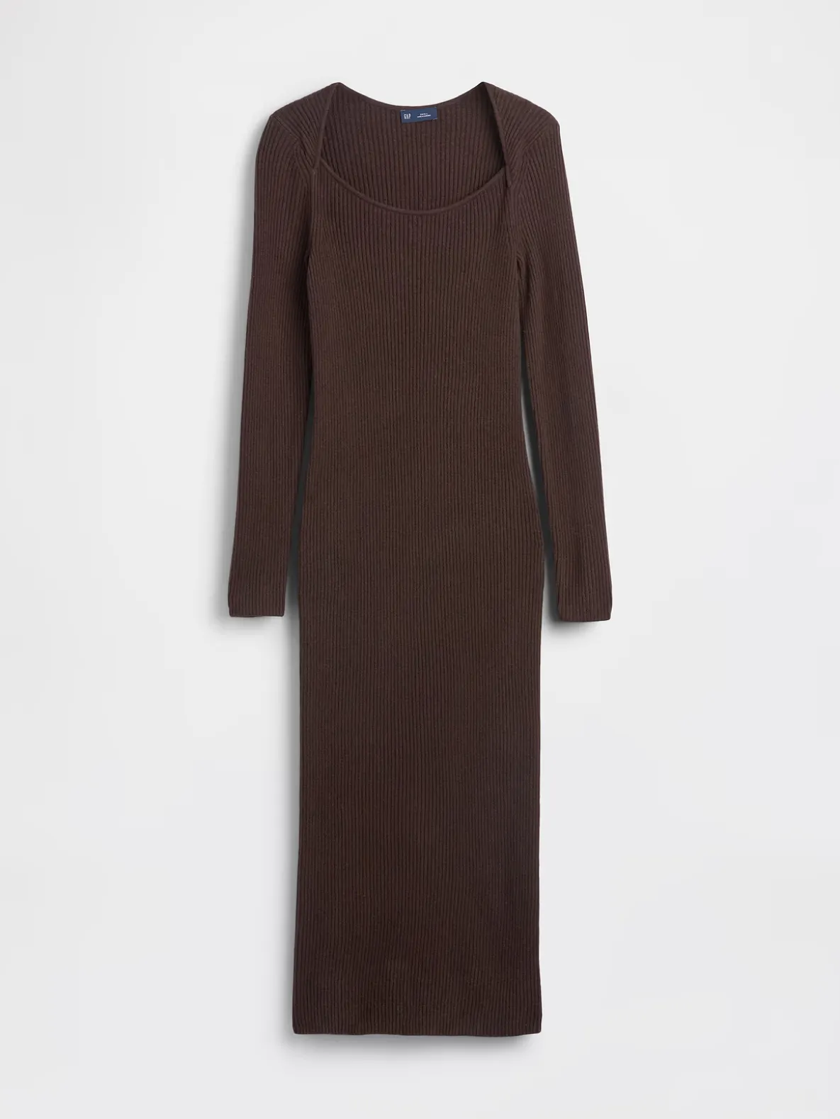 CashSoft Rib Midi Sweater Dress