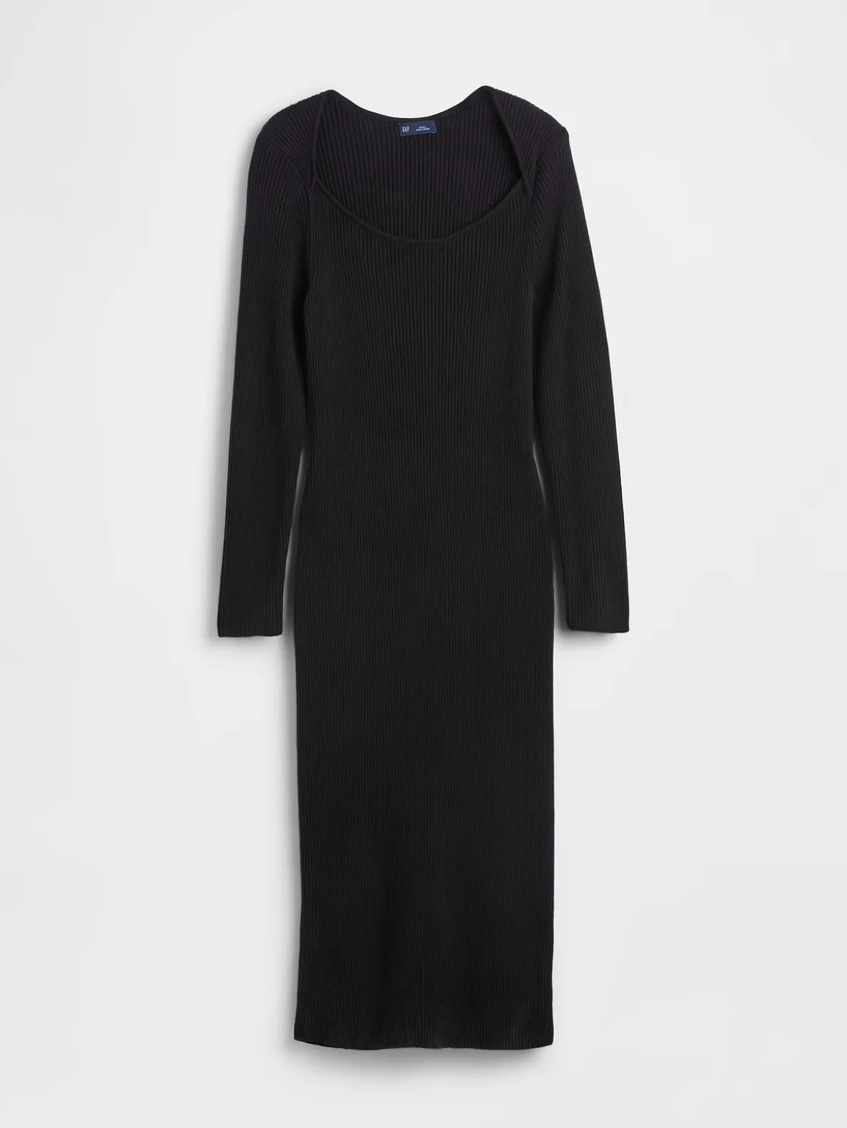 CashSoft Rib Midi Sweater Dress