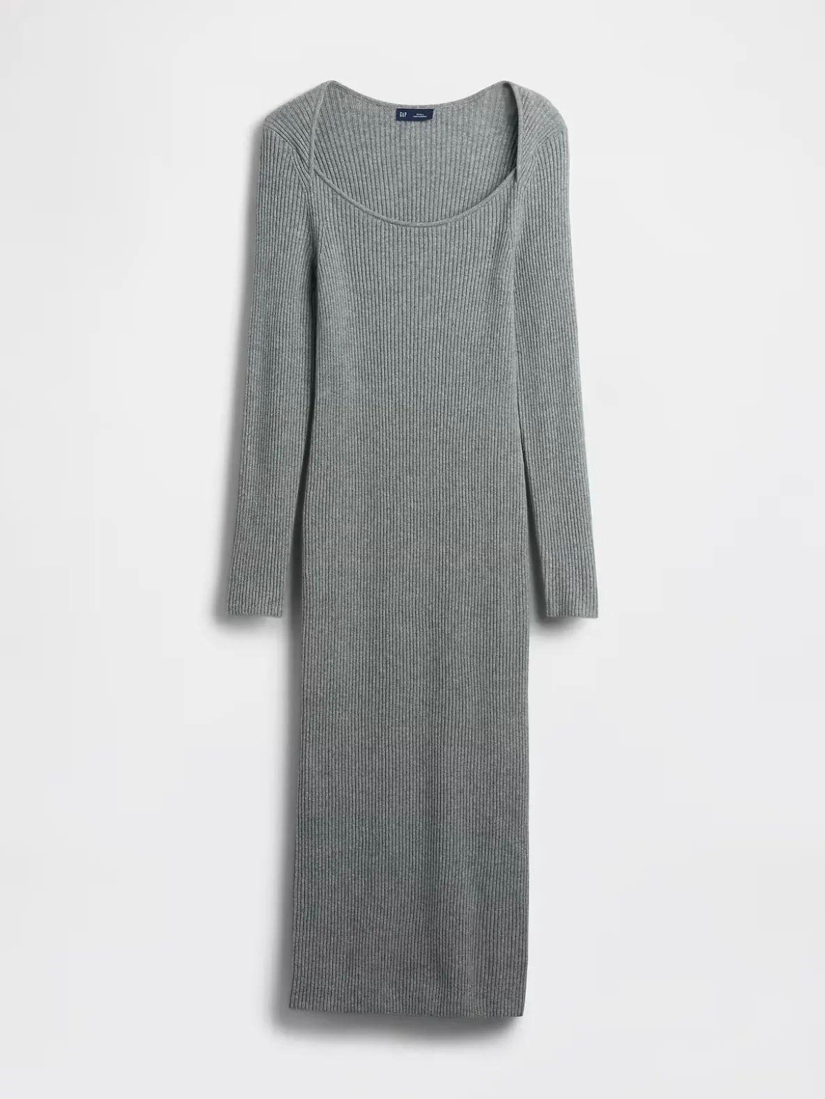 CashSoft Rib Midi Sweater Dress