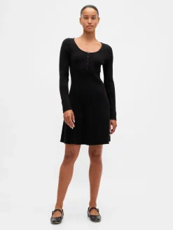 CashSoft Rib Mini Sweater Dress