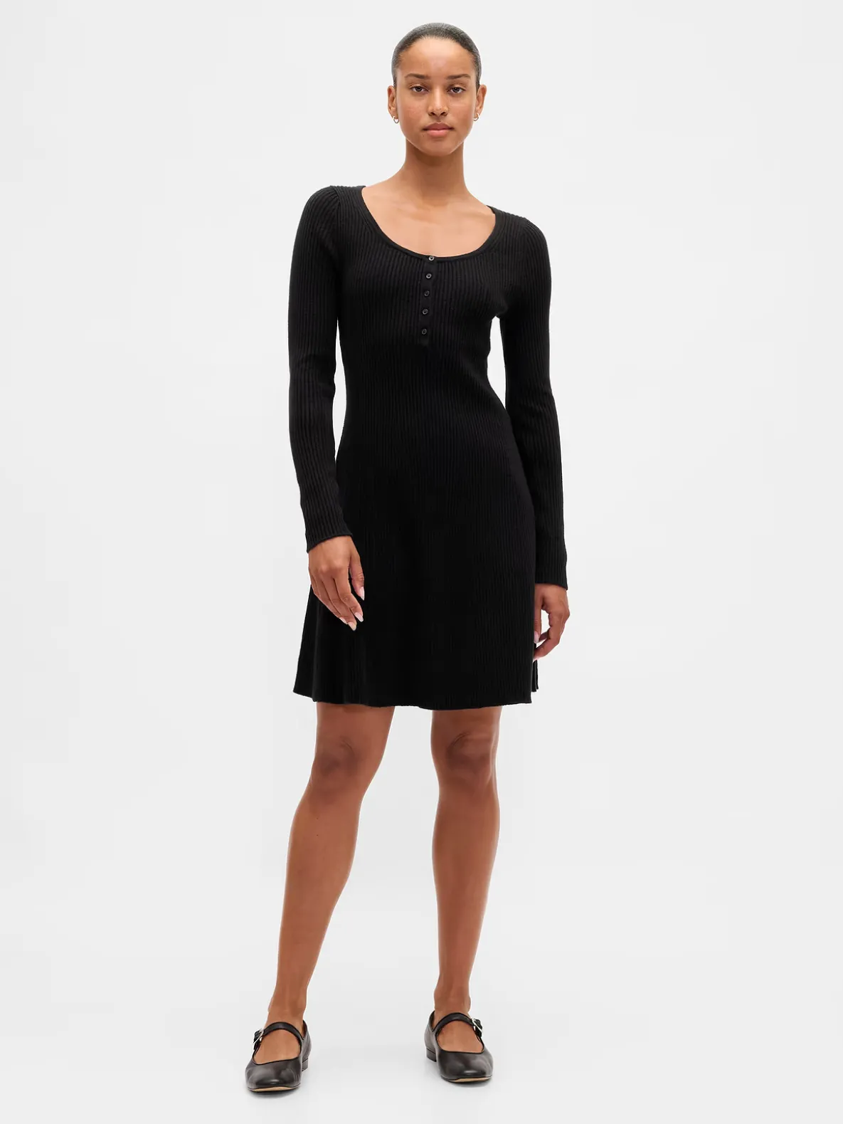 CashSoft Rib Mini Sweater Dress