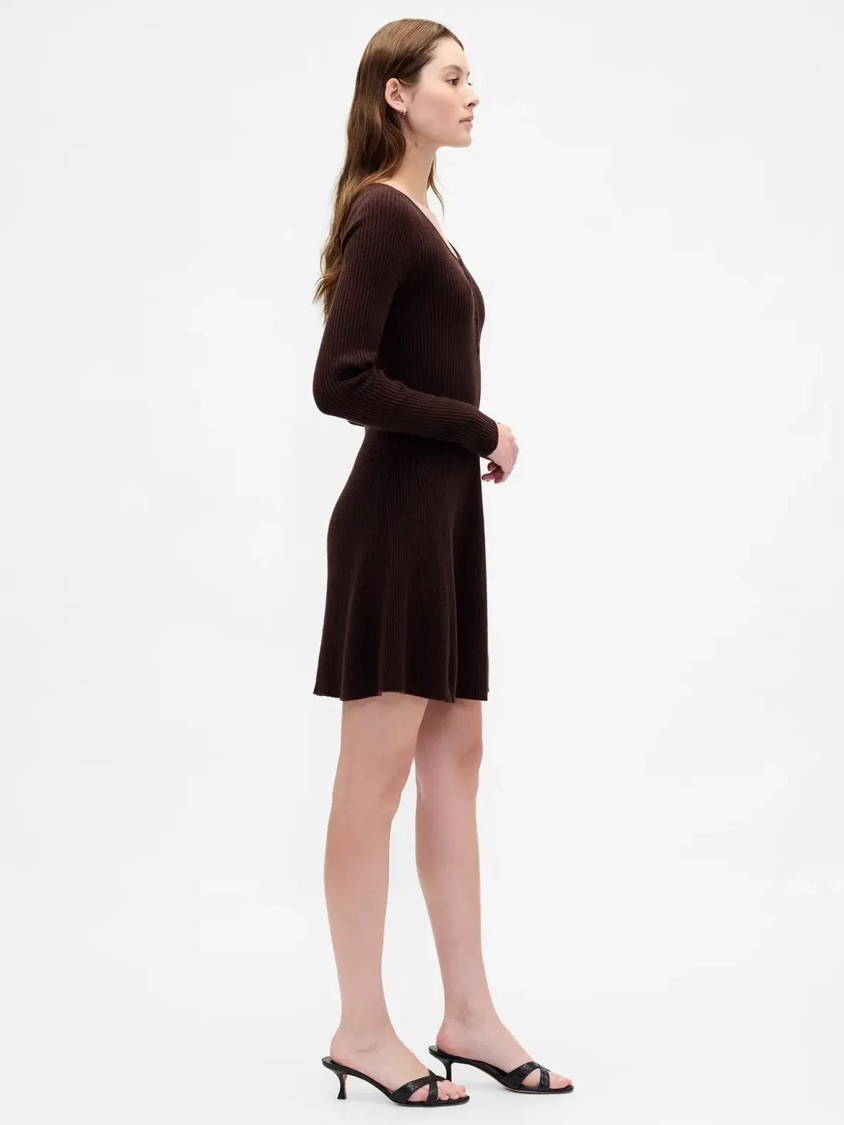 CashSoft Rib Mini Sweater Dress