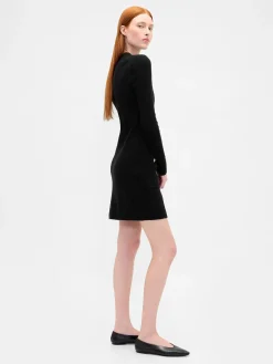 CashSoft Rib Pocket Mini Sweater Dress