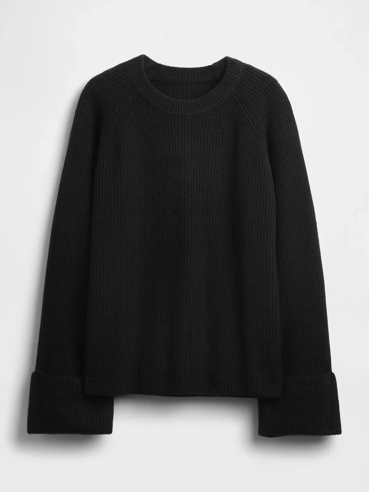 CashSoft Shaker-Stitch Boyfriend Sweater