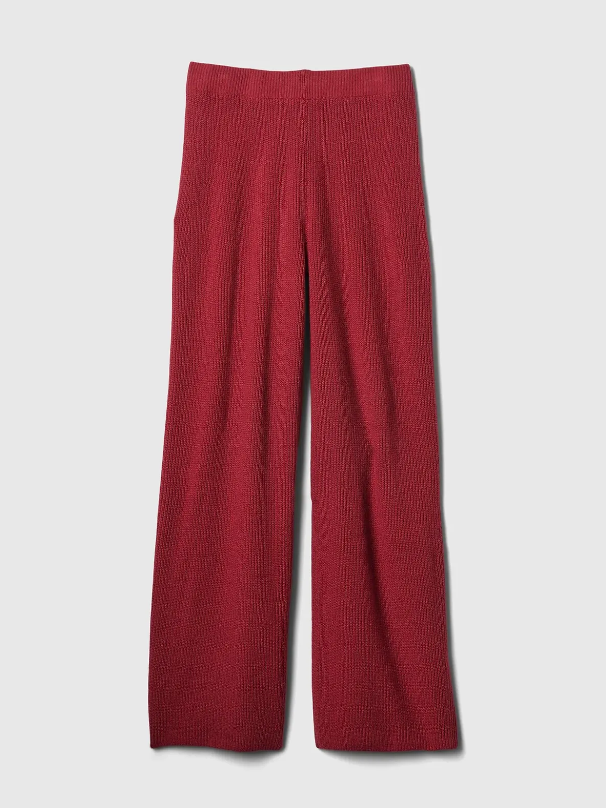 CashSoft Shaker-Stitch Sweater Pants