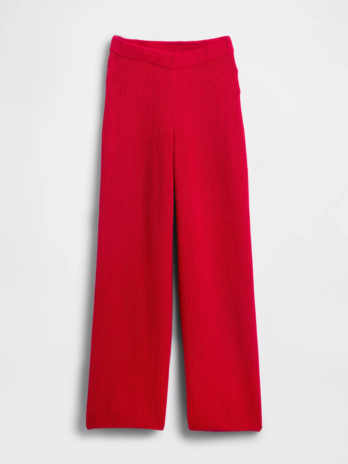 CashSoft Shaker-Stitch Sweater Pants