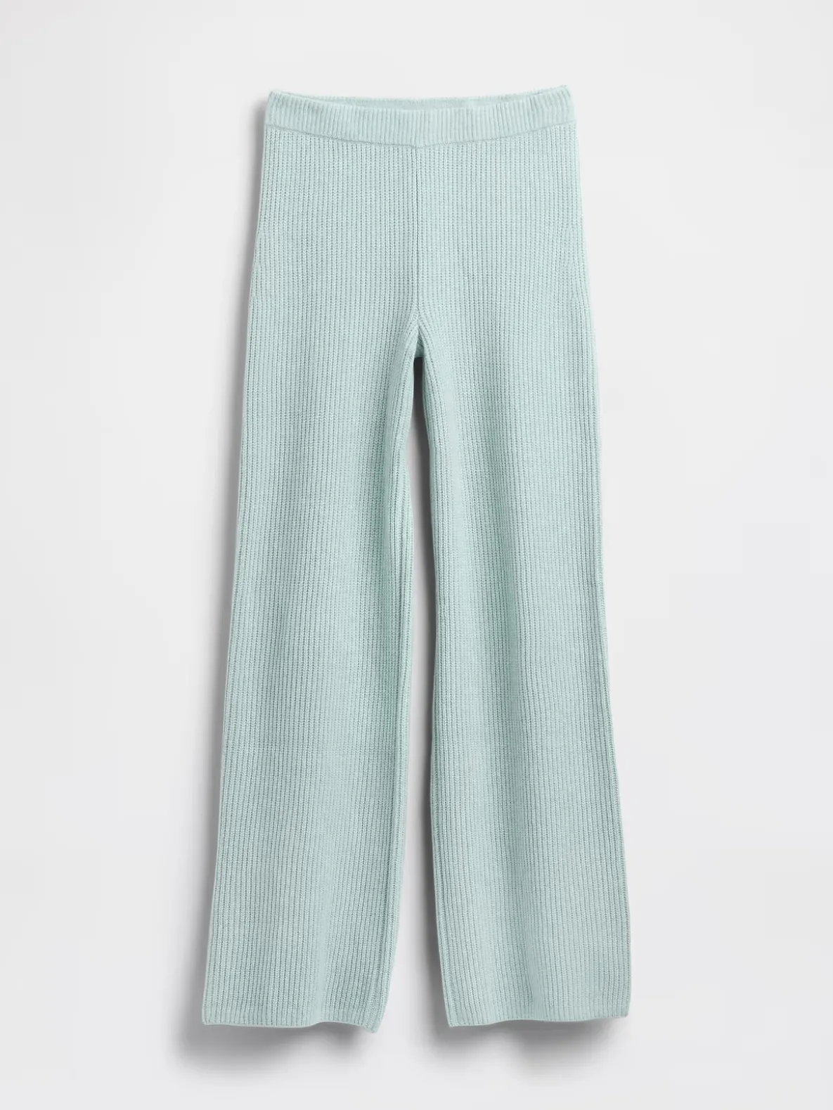 CashSoft Shaker-Stitch Sweater Pants