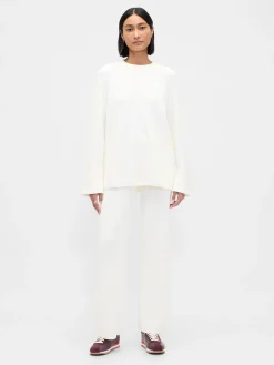 CashSoft Shaker-Stitch Sweater Pants