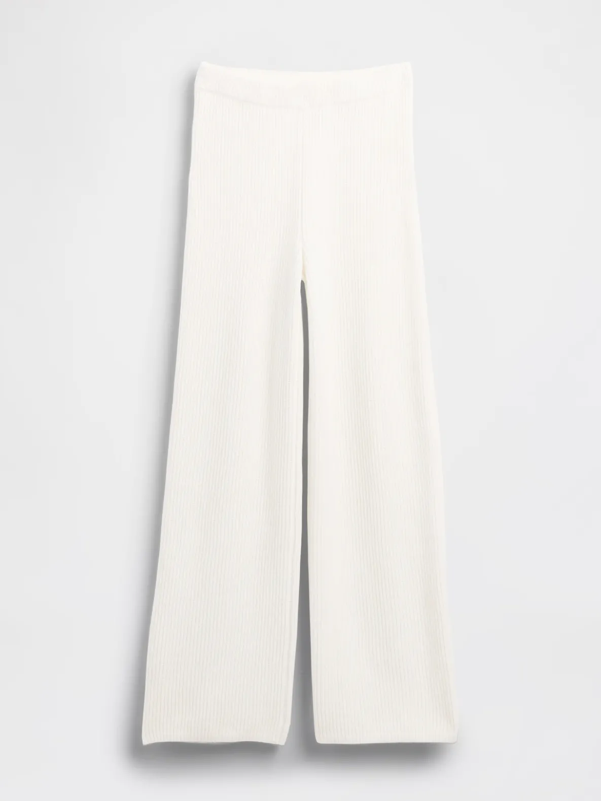 CashSoft Shaker-Stitch Sweater Pants