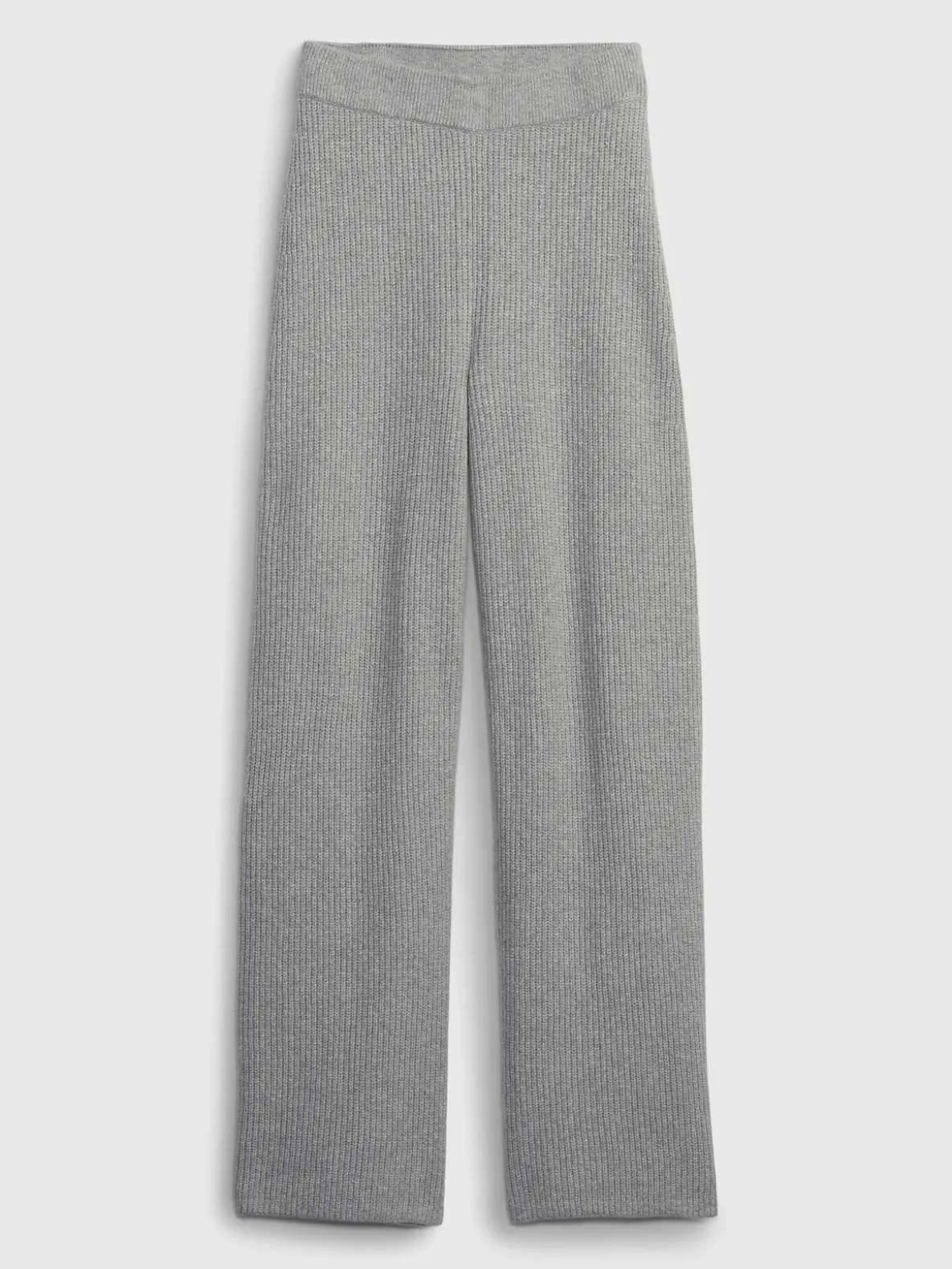 CashSoft Shaker-Stitch Sweater Pants